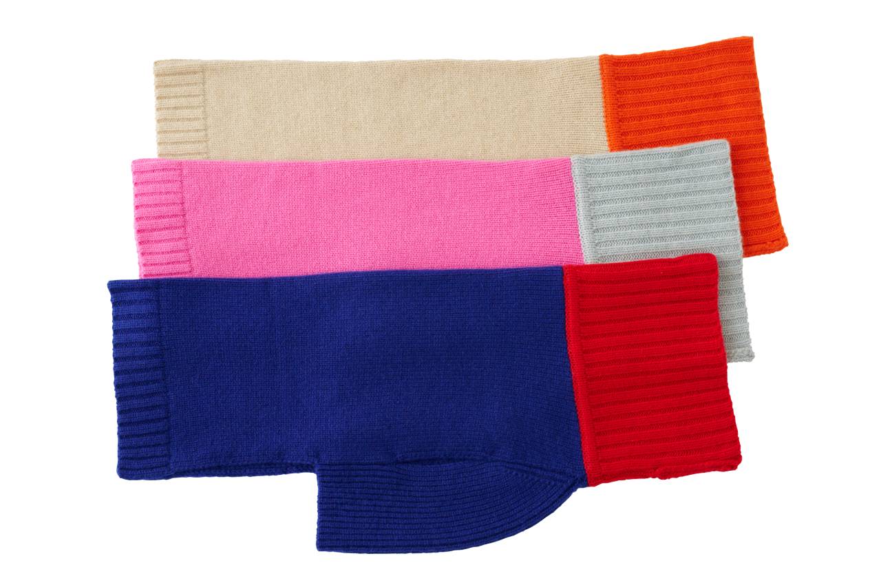 COLORBLOCK CASHMERE SWEATERS